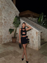 Set Shkëlqyes Crop Top Dhe Mini Fund